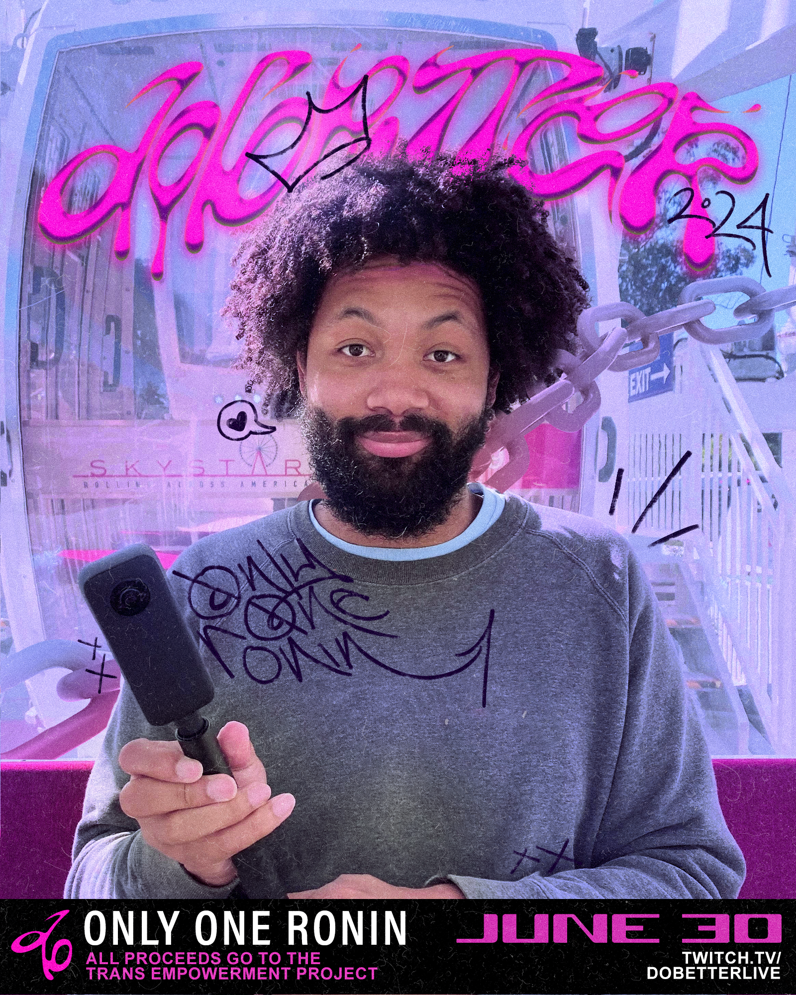 You know what it is… He's sitting in a Ferris wheel, having come through for the heavy work. ALFRED (AKA Only One Ronin) is back!!